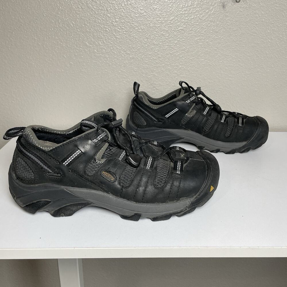 Keen Utility ASTM F2413-11 Steel Toe Men Utility Work Shoes Black Gray Size 9